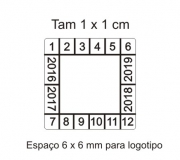 Casca de ovo 1 x 1 cm