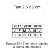 Lacre garantia 2 x 2 cm