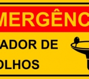 Lavador de olhos. tam. 50 x 20 cm.