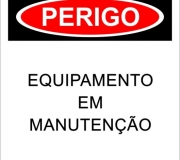 Equipamento em manutenção